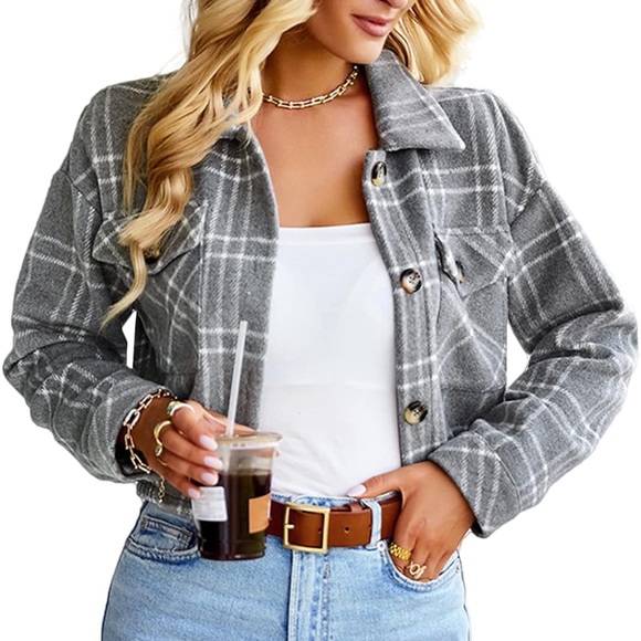 BRAND NEW Plaid Flannel Button Down size M - Picture 3 of 4